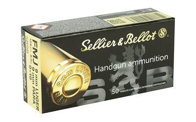 S&B 9MM 124GR FMJ 50/1000