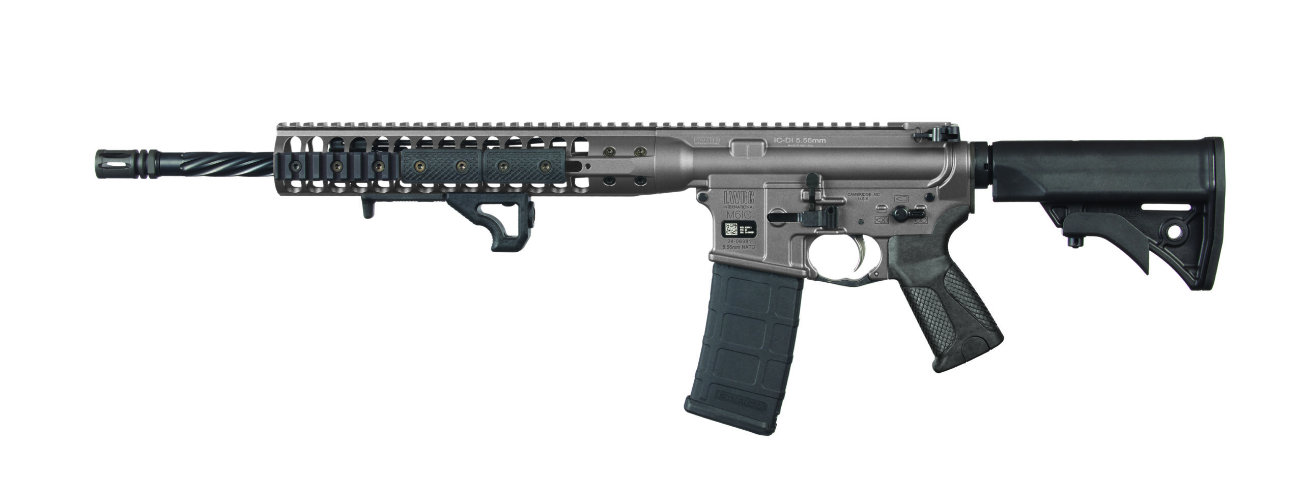 LWRC DI 5.56MM GRY 16.1″ 30+1 M-LOK