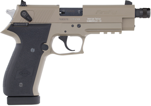GERMAN SPORT FIREFLY 22LR – 4.9″ FS 13RD THREADED TAN