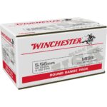 Winchester USA Lake City M193 Rifle Ammunition 5.56mm 55 gr. FMJ 3240 fps 100/ct