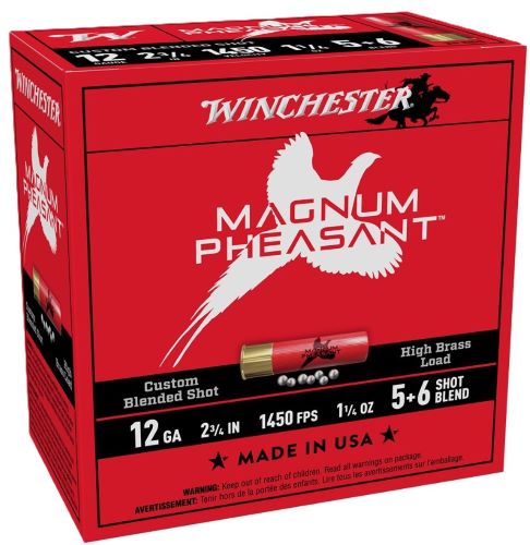 WINCHESTER MAGNUM PHEASANT – 12GA 2.75″ 1-1/4OZ 5&6 25RD