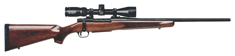 MOSSBERG PATRIOT COMBO 308WIN – 22″ VORTEX 3-9X40 BLUED/WALNUT