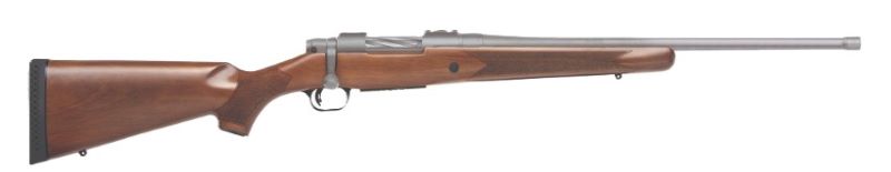 MOSSBERG PATRIOT 400 LEGEND – 20″ THREADED CERAKOTE/SS WALNT