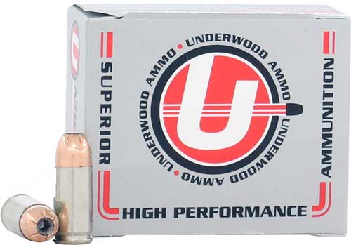 UNDERWOOD 9MM LUGER +P 115GR – JHP 20RD 10BX/CS