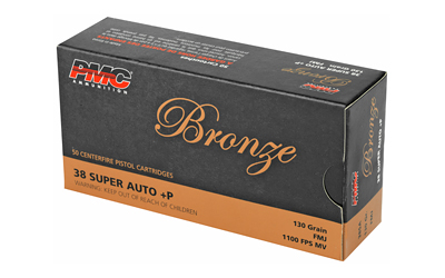 PMC BRNZ 38SUPER +P 130 FMJ 50/1000