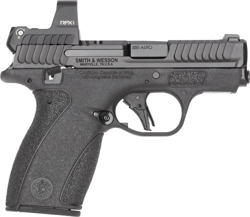 S&W BODYGUARD 2.0 RFX1 SIGHT – 380ACP 10/12 RD MAG BLK SAFETY