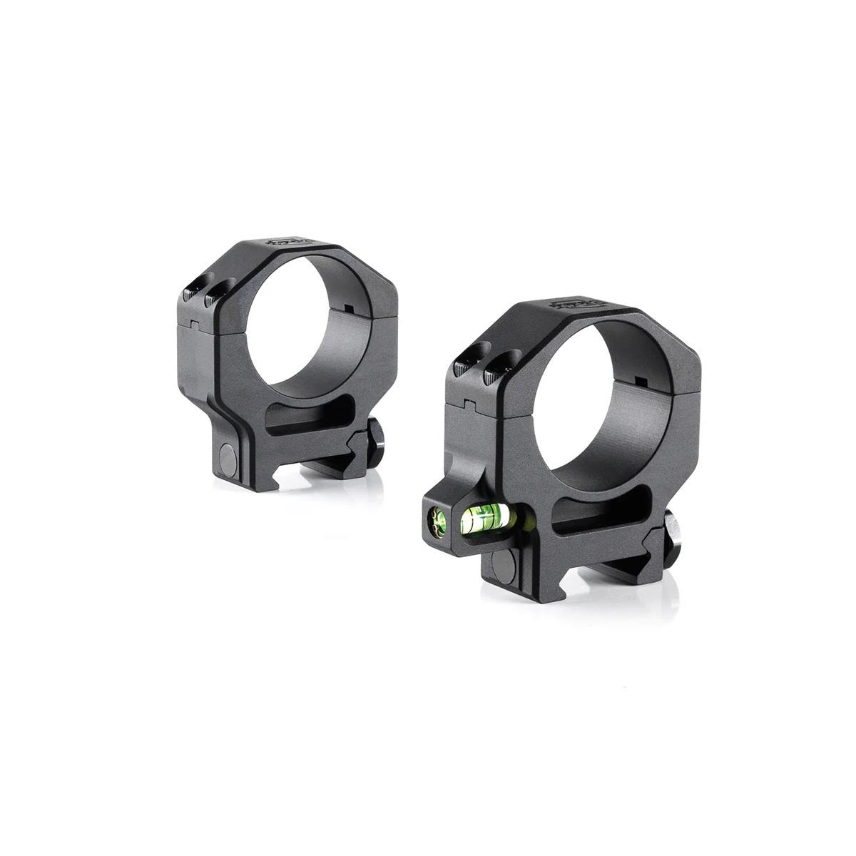 RPM Precision 30mm High (1.25”) Scope Rings with Co-Linear Bubble Level