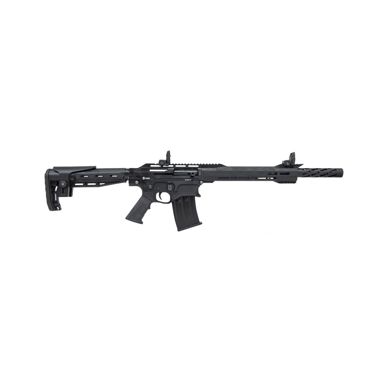 Citadel Boss-25 CA Compliant Shotgun 12ga 3″ Chamber 5rd Magazine 18.75″ Barrel Black