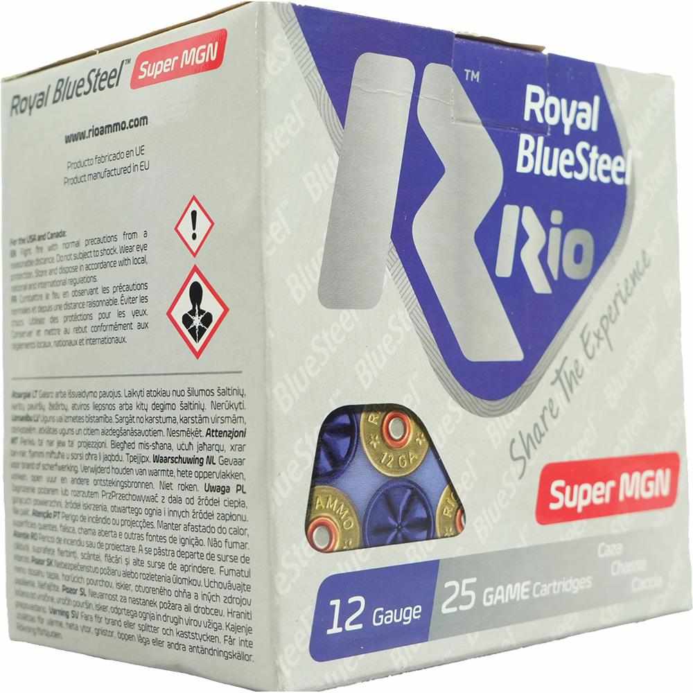 Rio Royal BlueSteel 12 ga 3 1/2″ MAX 1 3/8 oz #3 1550 fps 25/ct