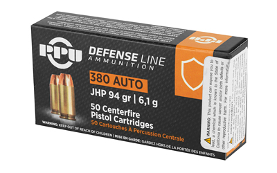 PPU 380ACP JHP 94GR 50/1000