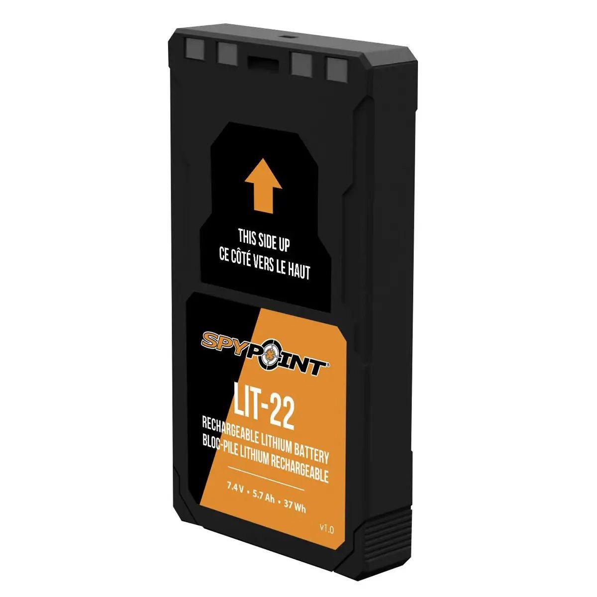 Spypoint LIT-22 Rechargeable Battery for Spypoint FLEX Trail Cameras – Twin Pack
