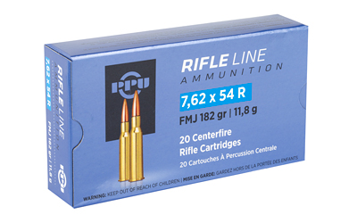 PPU 7.62X54R FMJ 182GR 20/200
