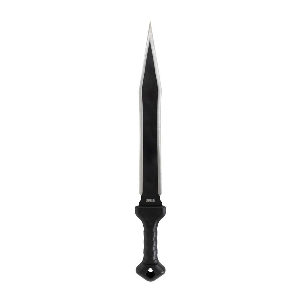 SOG Phantom Strike I Machete Fixed Knife 17-3/5″ Spear Point Blade Black