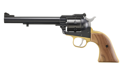 RUGER SPR WRNGLR 22LR 6.5″ 6RD BRASS