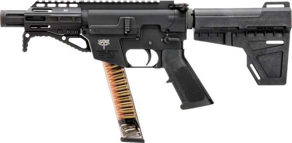 FREEDOM ORDNANCE FX9 PISTOL – 9MM 4.5″ 31RD M-LOK BRACE