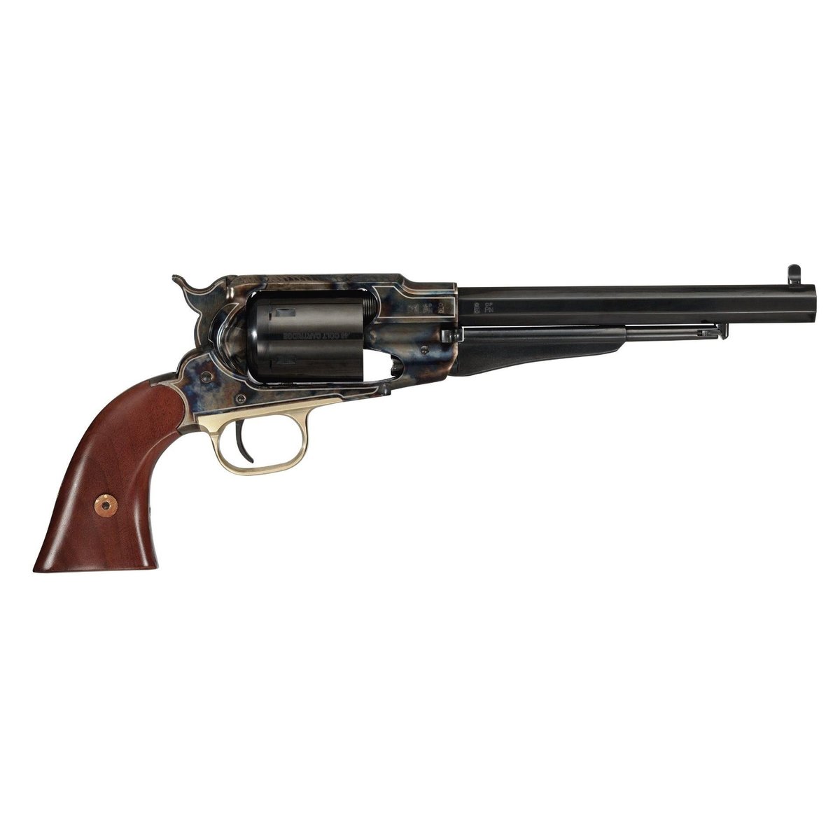 Cimarron FAC 1858 Rem “Angel Eyes” Handgun .45 Colt 6rd Capacity 8″ Barrel Case Hardened Frame .44 Cal Cylinder