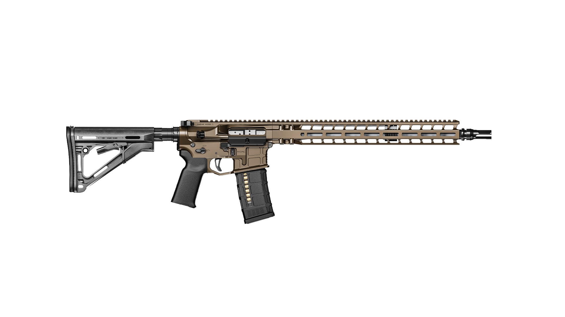 RADIAN WEAPONS MODEL 1 RIFLE 6MMARC 18″ BRN