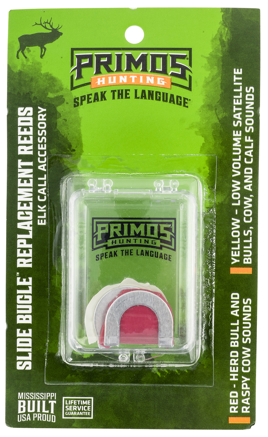 Primos PS932MC Slide Bugle Replacement Diaphragm Red/Yellow 2 Per Pkg
