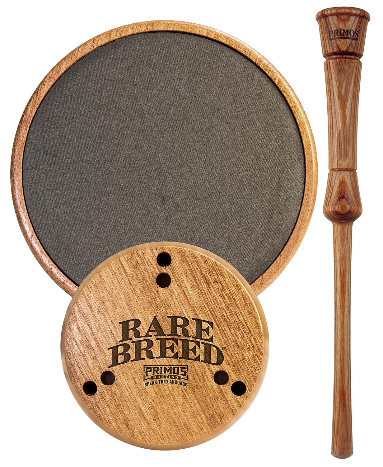 Primos PS2904 Rare Breed Friction Call Attracts Turkeys Natural Wood/Slate