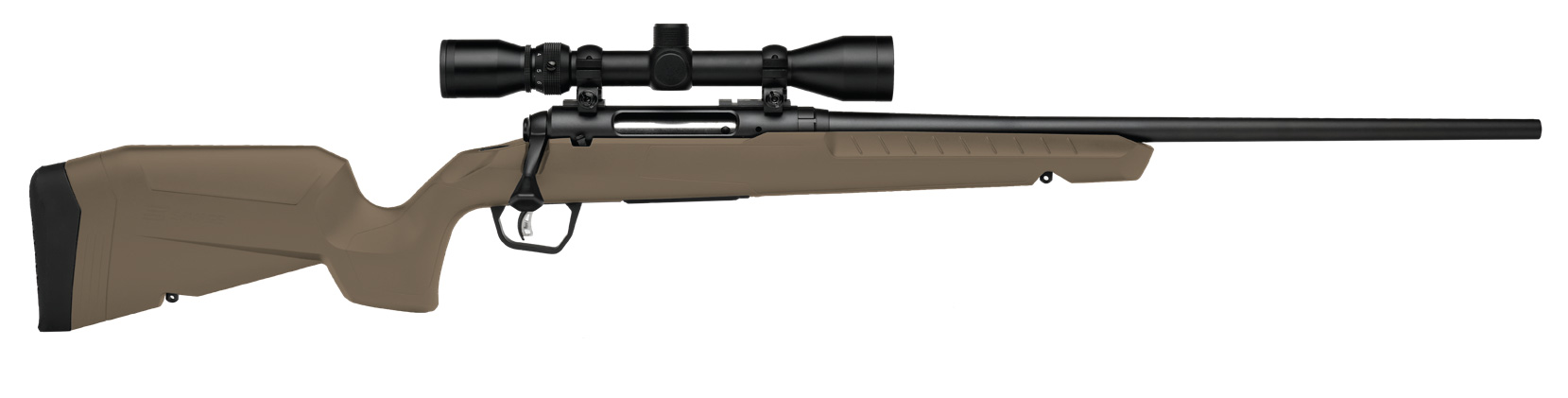 SAVAGE ARMS AXIS 2 7MM08 BL/FDE 22″ PKG #
