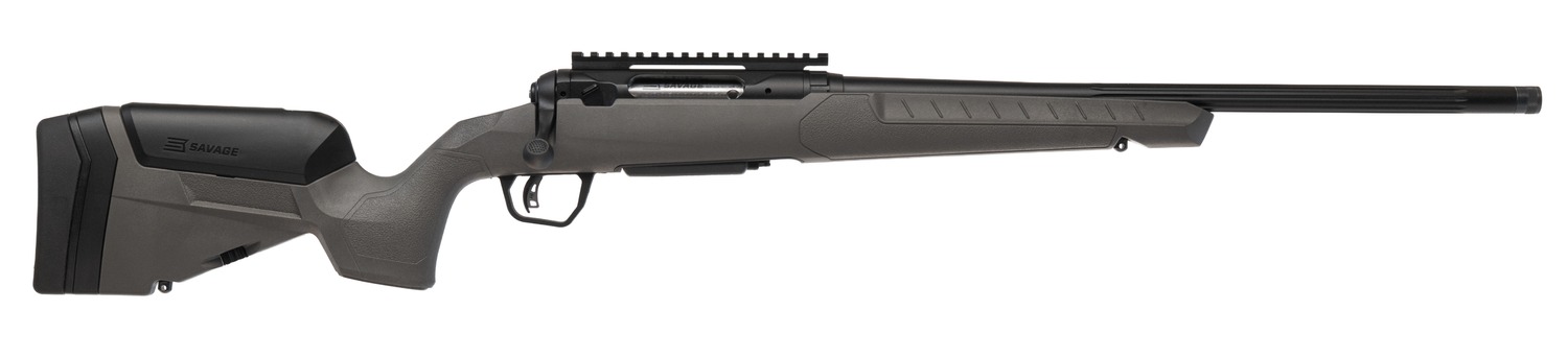 Savage Arms 32412 110 Trailblazer 308 Win 4+1 20″ Fluted Barrel, Flat Dark Gray Adj LOP Synthetic Stock, Right Hand