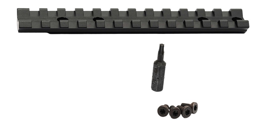 Savage Arms 56442 Scope Rail Revel Black Aluminum 8.40″ Long