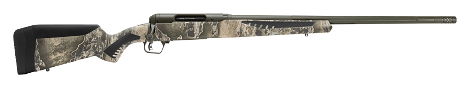 Savage Arms 57738 110 Timberline 6.5 Creedmoor 4+1 22″, OD Green Cerakote, Realtree Excape Fixed AccuStock with AccuFit