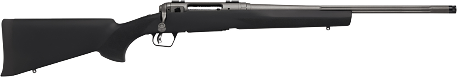 Savage Arms 58268 110 Trail Hunter Lite Full Size 6.5 Creedmoor 4+1 20″  Fluted/Threaded Barrel, Drilled & Tapped Steel Receiver, Black Fixed Synthetic Stock