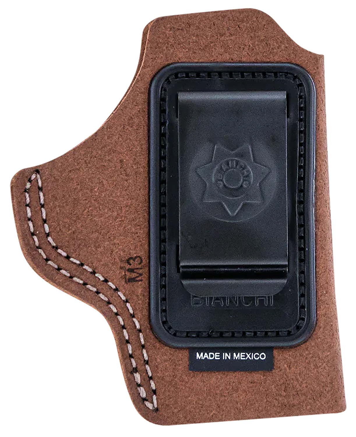 Bianchi 10380 6C  IWB Tan Leather Belt Clip Fits 2″ Barrels/Ruger/Colt Charter Arms Right Hand