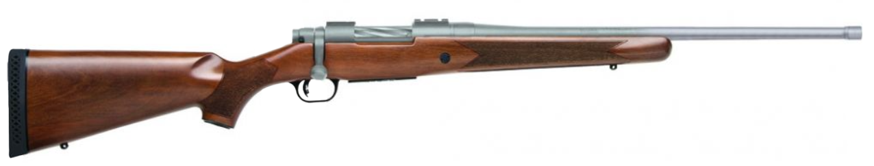 MOSSBERG PATRIOT 400 LEGEND 20IN TB BARREL 4RD WLN STK / SS CERAKOTE FIN 28222