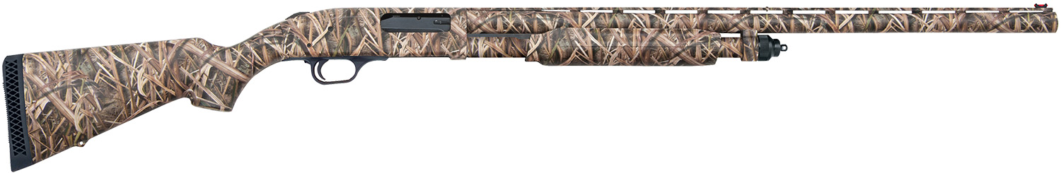Mossberg 63521 835 Ulti-Mag 12 Gauge 5+1 3.5″ 28″ Vent Rib Barrel, Dual Extractors, Overall Mossy Oak Shadow Grass Blades,  Synthetic Stock, Fiber Optic Sight, Includes Accu-Mag Chokes