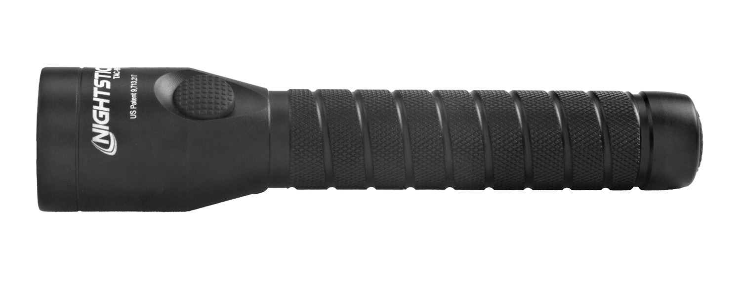 Nightstick TAC660XL Dual Switch Rechargeable Tactical Flashlight Matte Black 150/550/1100 Lumens White LED