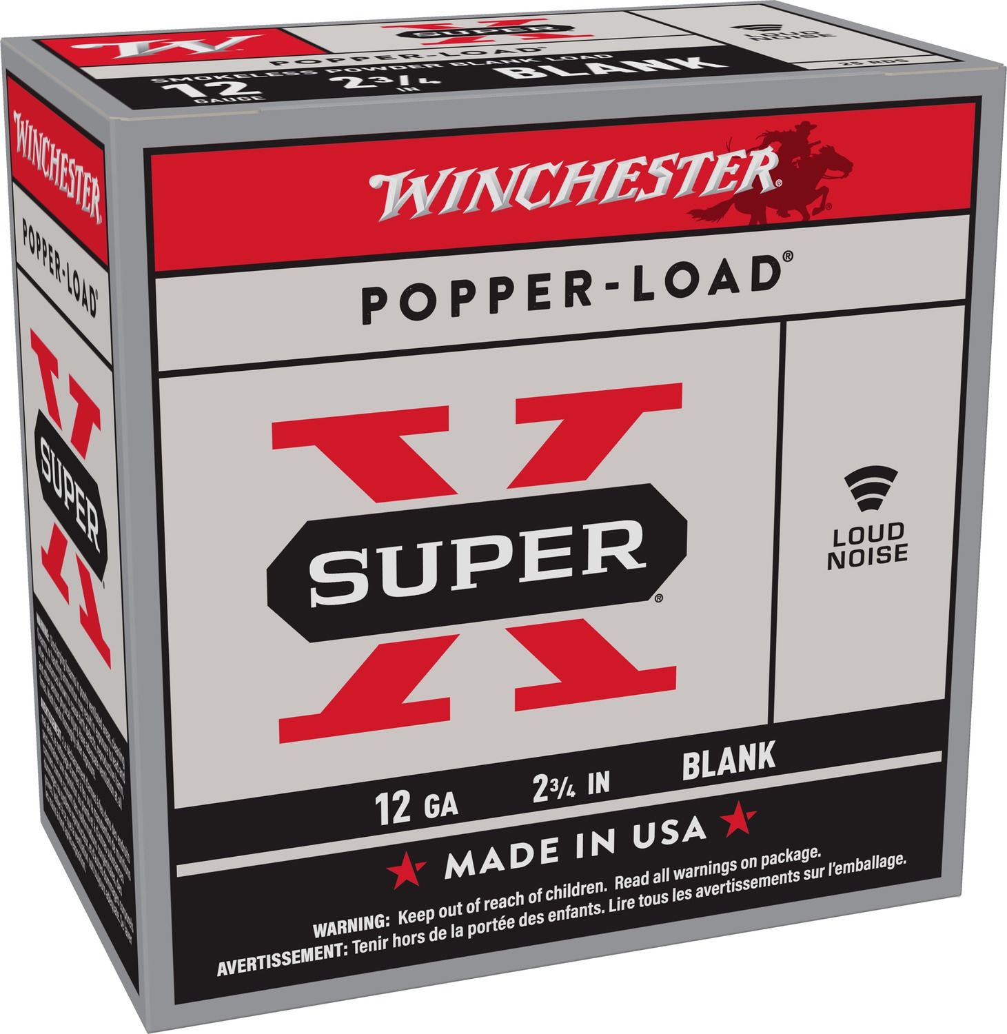 Winchester Ammo XP12 Super X Blank 12Gauge 2.75″ 25 Per Box/10 Case