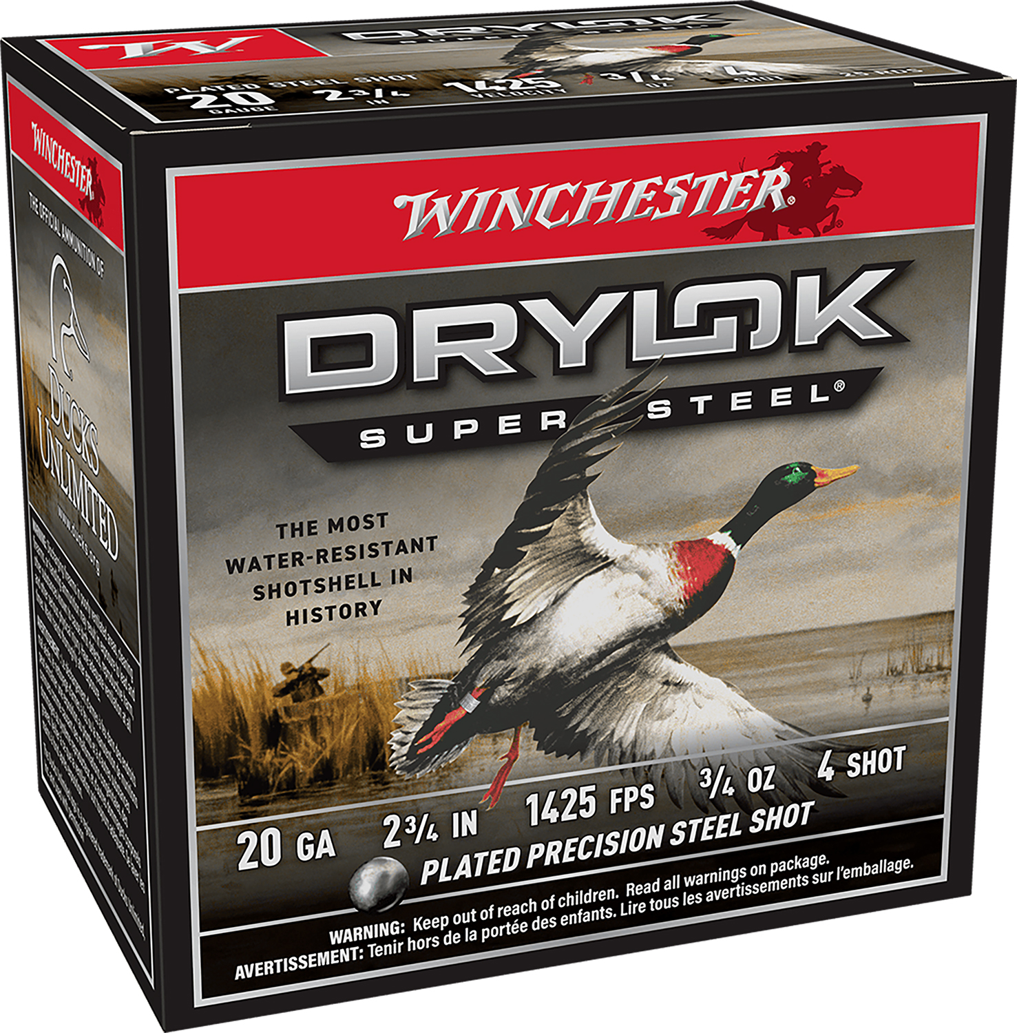 Winchester Ammo XS204 Drylok Super Steel Magnum 20Gauge 2.75″ 3/4oz 4Shot 25 Per Box/10 Case
