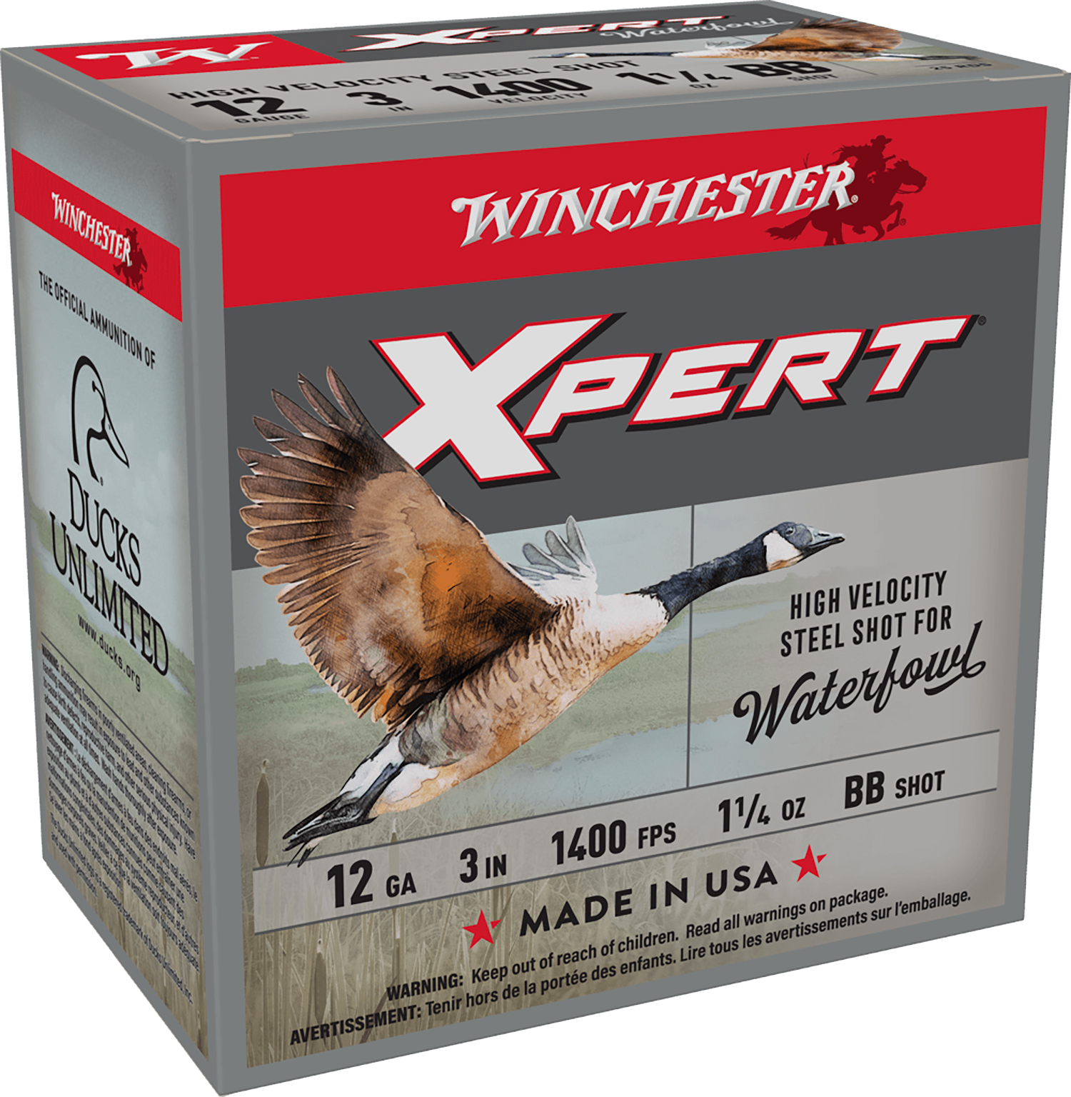 Winchester Ammo WEX123HBB Super X Xpert 12Gauge 3″ 1 1/4oz BBShot 25 Per Box/10 Case
