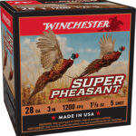 Winchester Ammo X283PH5 Super Pheasant  28Gauge 3″ 1 1/8oz 5Shot 25 Per Box/10 Case