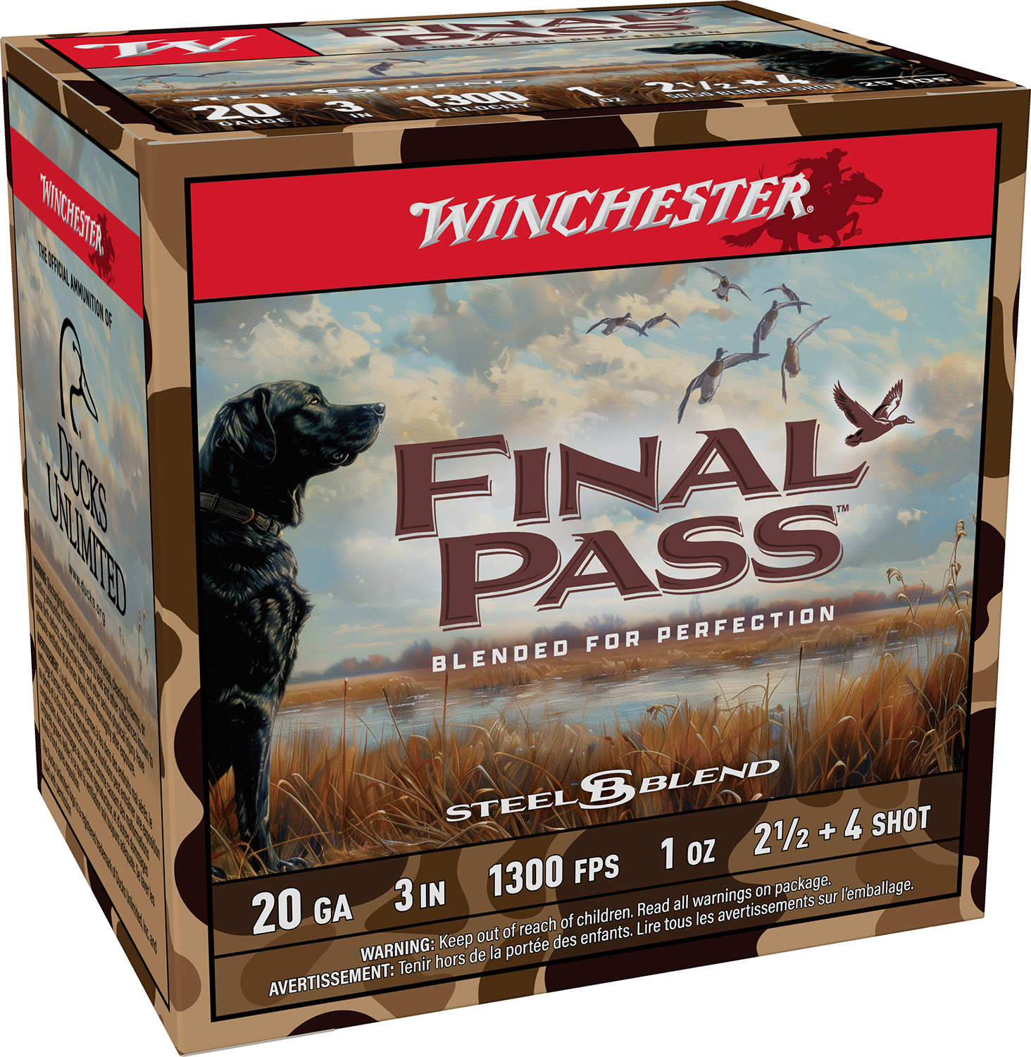 Winchester Ammo FP203254 Final Pass 20Gauge 3″ 1oz 2.5/4Shot 25 Per Box/10 Case