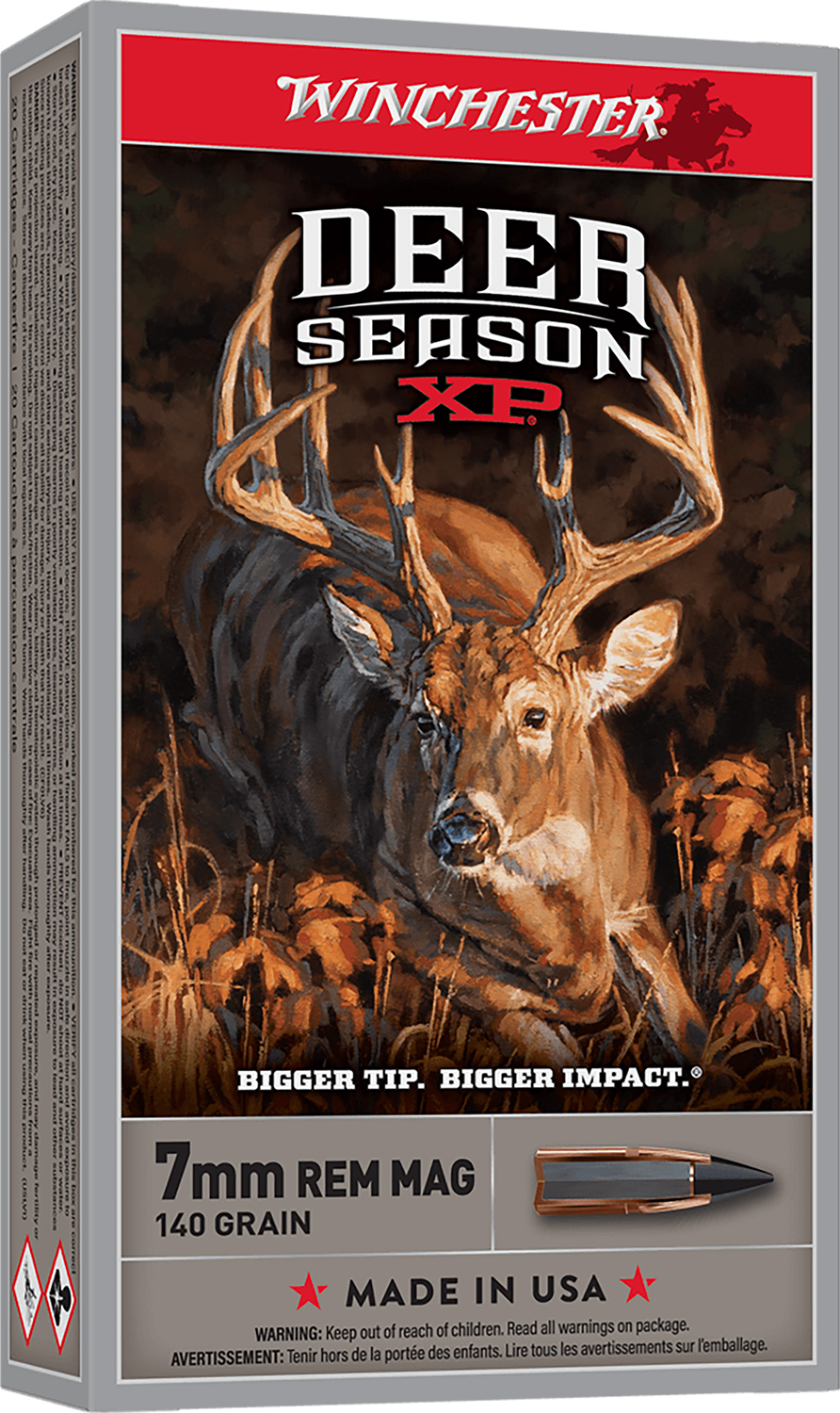 Winchester Ammo X7DS Deer Season XP 7mmRemMag 140gr Extreme Point 20 Per Box/10 Case