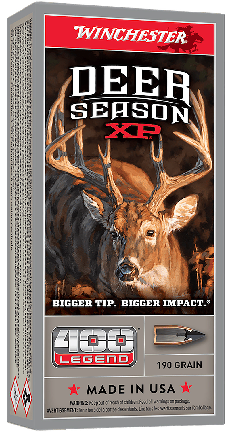 Winchester Ammo X400DS Deer Season XP 400Legend 190gr 20 Per Box/10 Case