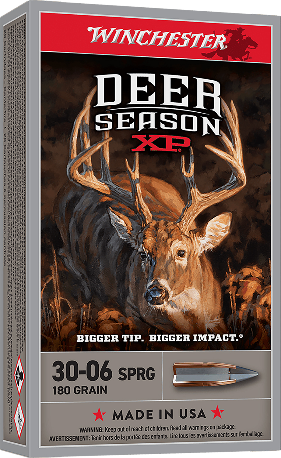 Winchester Ammo X3006DS2 Deer Season XP 30-06Springfield 180gr 20 Per Box/10 Case