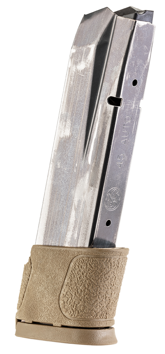 Smith & Wesson 194770000 M&P 14rd 45ACP Brown Floor Plate Steel