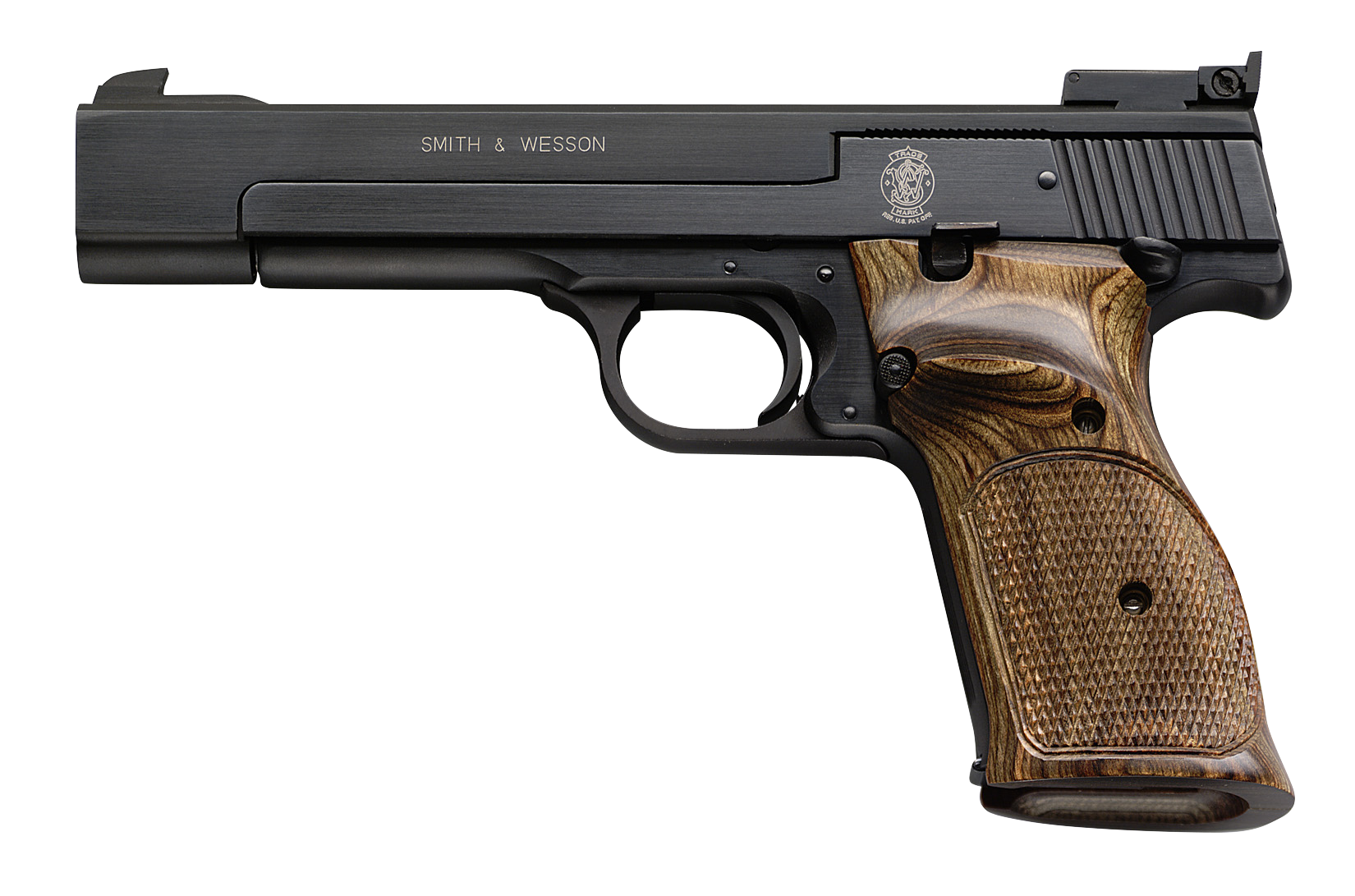 SMITH AND WESSON 41 22LR 10+1 BLUE/WOOD 5.5″ AS