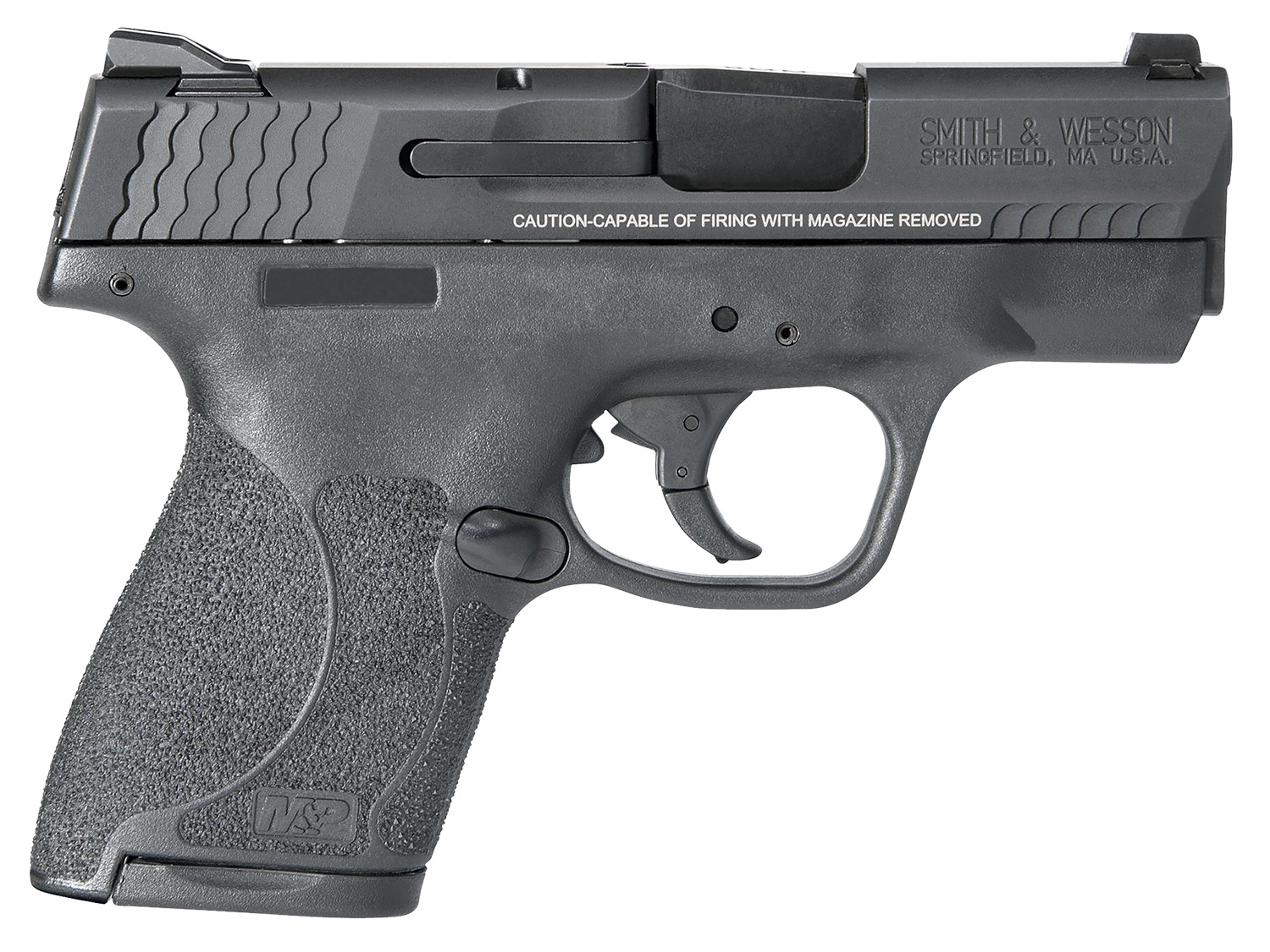 Smith & Wesson 11808 M&P Shield M2.0 9mm Luger 3.10″ Barrel 7+1 Or 8+1, Black Polymer Frame, Armornite Stainless Steel Slide, Textured Polymer Grip, No Manual Safety
