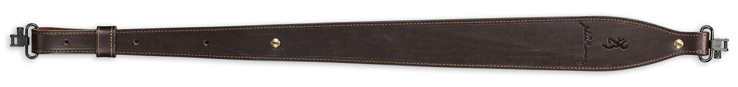 Browning 122398 John M Browning Signature Dark Brown Leather/Suede Adjustable Rifle