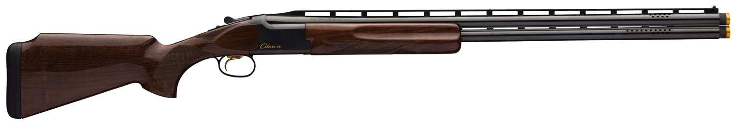 Browning 018074327 Citori CXT 12 Gauge 3″ 2rd 32″ Lightweight Ported Barrels, Gold Enhanced Receiver, American Black Walnut Monte Carlo Stock