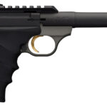 Browning 051530490 Buck Mark Plus Practical 22 LR 10+1 5.50″ Tapered Bull Barrel, Matte Black Optic Ready/Serrated Steel Slide, Matte Gray Aluminum Frame, Black Ultragrip RX Grips