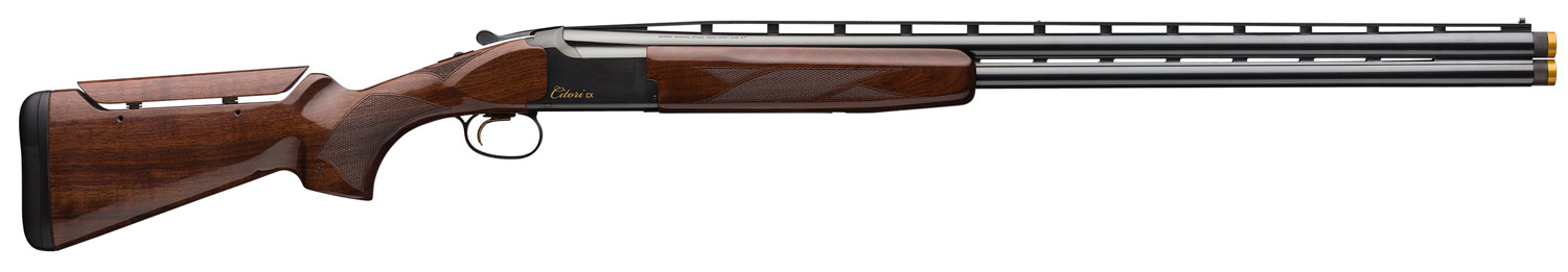 Browning 018111302 Citori CX 12 Gauge 3″ 2rd 32″ Lightweight Blued Barrels, Gold Accented Receiver, American Walnut Stock With Graco Adjustable Comb