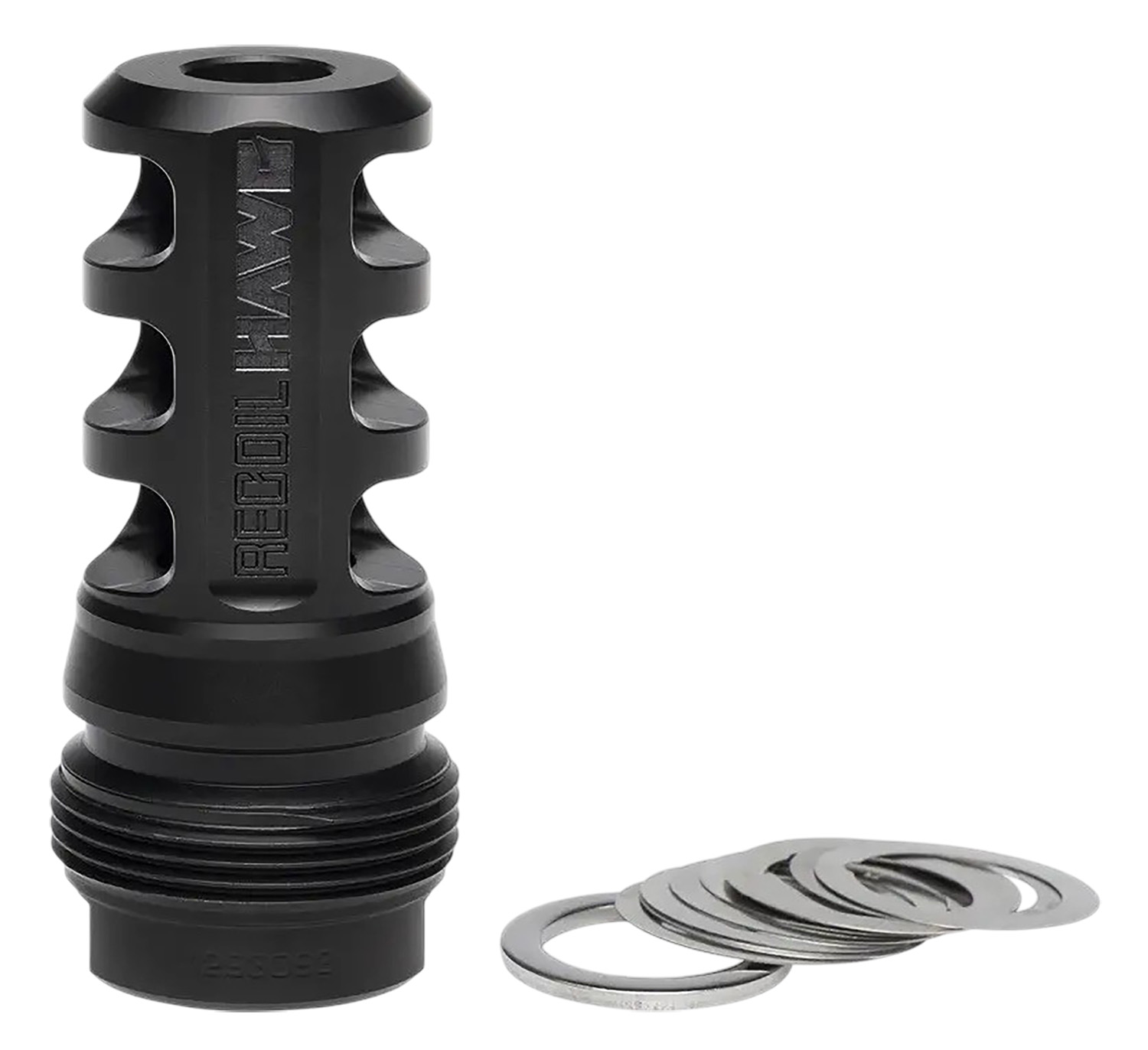 Browning 001293095 Xeno Recoil Hawg Black Matte Stainless Steel M13x1.25 Threads 2.20″ OAL