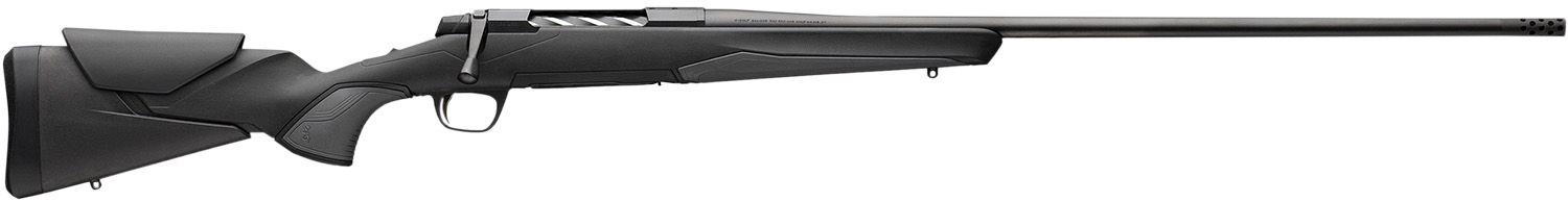 Browning 036003246 X-Bolt 2 Hunter Full Size 300 WSM 3+1 23″ Matte Black Threaded Sporter Barrel, Matte Black Drilled & Tapped Steel Receiver, Black Adjustable Vari-Tech w/Grip Module Synthetic Stock