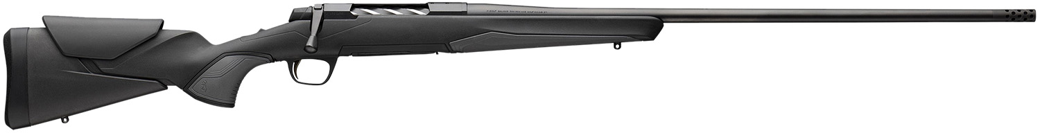 Browning 036003297 X-Bolt 2 Hunter Full Size 300 PRC 3+1 26″ Matte Blued Threaded Sporter Barrel, Blued Drilled & Tapped Steel Receiver, Adj Vari-Tech Black Synthetic Stock, Thread Protector
